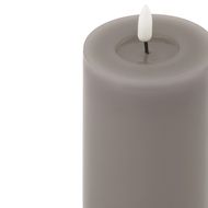 Luxe Collection Melt Effect 3x6 Grey LED Wax Candle - Thumb 2