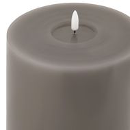 Luxe Collection Melt Effect 6x12 Grey LED Wax Candle - Thumb 2