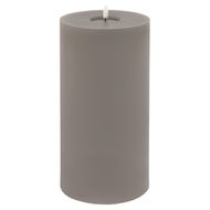 Luxe Collection Melt Effect 6x12 Grey LED Wax Candle - Thumb 1