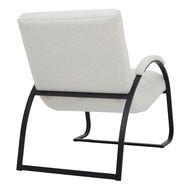 Bouclé Ribbed Ark Chair - Thumb 2