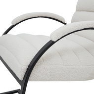 Boucle Ribbed Ark Chair - Thumb 6