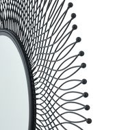 Rio Black Large Wire Mirror - Thumb 2