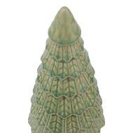 Light Green Ceramic Fir Tree With Base - Thumb 2