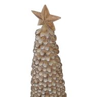 Large Beige Cedar Tree With Star - Thumb 2