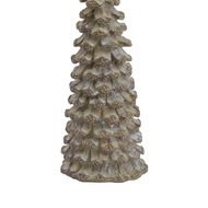 Small Beige Cedar Tree With Star - Thumb 3