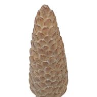 Large Pinecone Sculpture On Base - Thumb 2
