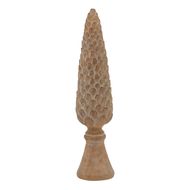 Large Pinecone Sculpture On Base - Thumb 1