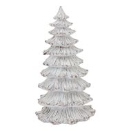 Medium Snowy Fir Tree Sculpture - Thumb 1