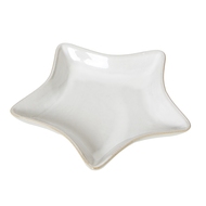 Medium White Ceramic Star Dish - Thumb 1