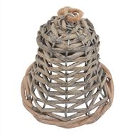 The Noel Collection Small Wicker Bell Decoration - Thumb 3