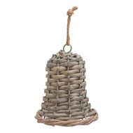 The Noel Collection Small Wicker Bell Decoration - Thumb 1