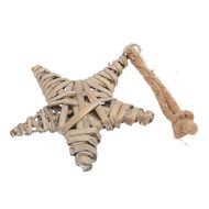 The Noel Collection Small Wicker Star Decoration - Thumb 2