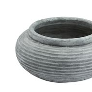 Athena Round Ribbed Planter - Thumb 2