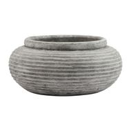 Athena Round Ribbed Planter - Thumb 1