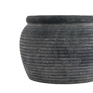 Amalfi Grey  Rimmed Plant Pot - Thumb 3