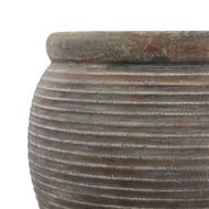 Siena Brown   Rimmed Large Plant Pot - Thumb 3