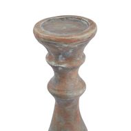 Siena Large Brown  Column Candle Holder - Thumb 2
