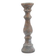 Siena Large Brown  Column Candle Holder - Thumb 1