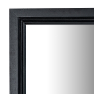 Black Wood Large Window Mirror - Thumb 3