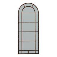 Rust Effect Large Arched Window Mirror - Thumb 1
