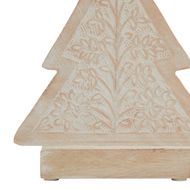White Wash Collection Wooden Patterned Decorative Tree - Thumb 2