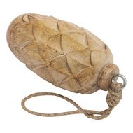 Natural Wooden Pine Cone Bauble - Thumb 2