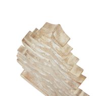 White Wash Collection Wooden Large Tiered Tree Decoration - Thumb 2
