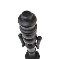 Minimalist Black Wooden Large Nutcracker Decoration - Thumb 2