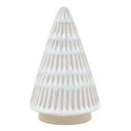 Ceramic White Christmas Tree Ornament