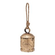 Antique Gold Bell Bauble - Thumb 1
