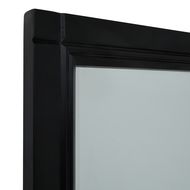 Black Wood XL Window Mirror - Thumb 2