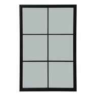 Black Wood XL Window Mirror - Thumb 1