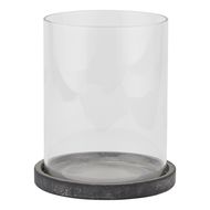 Amalfi Grey Large Hurricane Lantern - Thumb 1