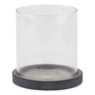 Amalfi Grey Hurricane Lantern - Thumb 1