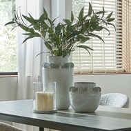 Athena Stone Large Hurricane Lantern - Thumb 4