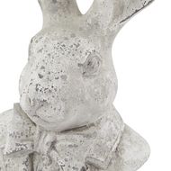 Stone Effect Tuxedo Hare Ornament - Thumb 2