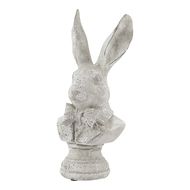 Stone Effect Tuxedo Hare Ornament - Thumb 1
