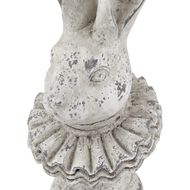 Stone Effect Ruffle Hare Ornament - Thumb 2