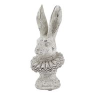 Stone Effect Ruffle Hare Ornament - Thumb 1