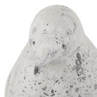 Medium Grey Stone Effect Penguin Statue - Thumb 2
