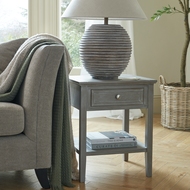 Saturn Table Lamp With Linen Shade - Thumb 5