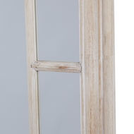 Large Washed Wood Framed Window Mirror - Thumb 4