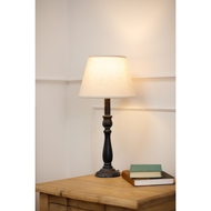 Ravenna Column Table Lamp With Linen Shade - Thumb 5