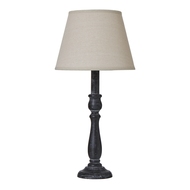 Ravenna Column Table Lamp With Linen Shade - Thumb 1
