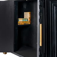 Lennox Black 2 Door Sideboard - Thumb 6