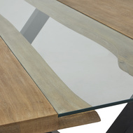Live Edge Collection Light Acacia River Dining Table - Thumb 7