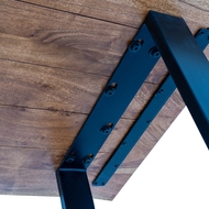 Live Edge Collection Light Acacia Bar Table - Thumb 4