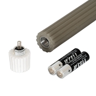 Luxe Collection Natural Glow Grey  Ribbed Taper Candles - Thumb 3