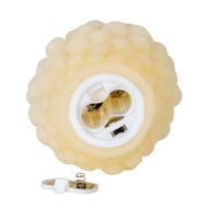 Luxe Collection Natural Glow Cream Pinecone LED Wax Candle - Thumb 5