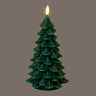 Luxe Collection Natural Glow Green Large Tree LED Wax Candle - Thumb 2